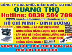 Sửa chữa điện nước tại Hóc Môn 